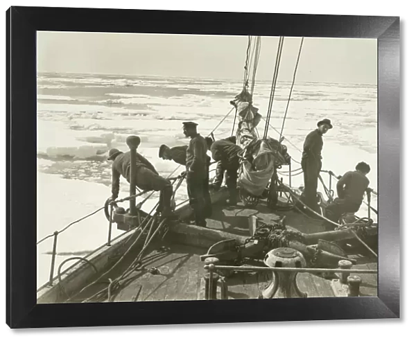 Entering the pack ice, December 9, 1914