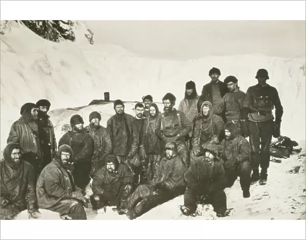 Members of the expedition on Elephant Island