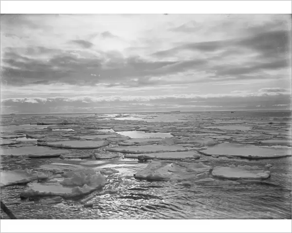Evening sky effect in the pack ice. December 9th 1910