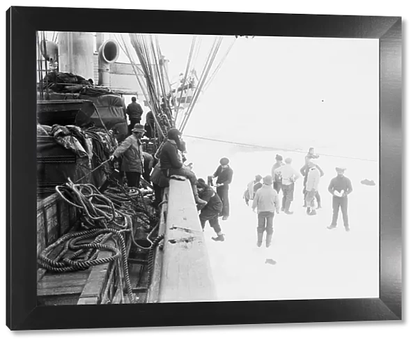 Anchored to the ice. December 11th 1910
