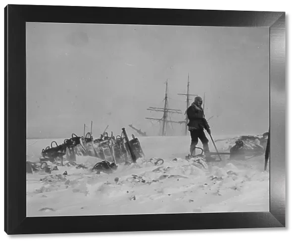 Coaling in a blizzard