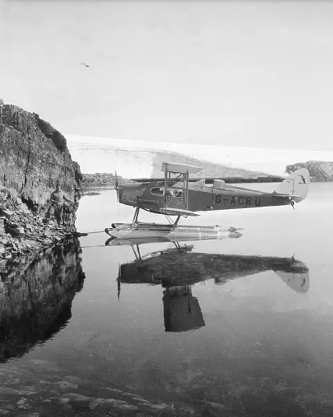 The plane in Penolas anchorage, Stella Creek, 25 February 1936