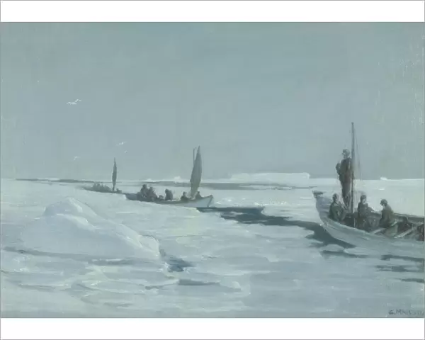 Sailing towards Elephant Island through open pack ice, Weddell Sea