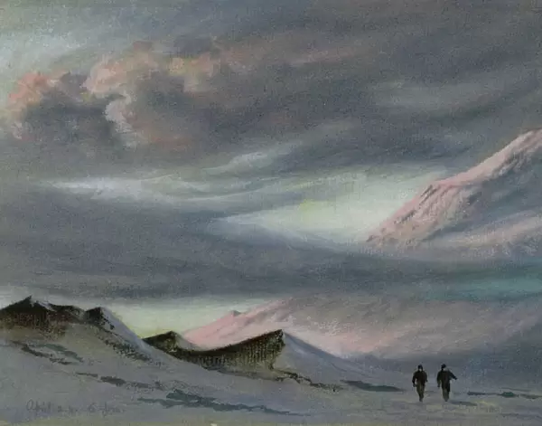 Mount Erebus, 2 April 1911. 6pm