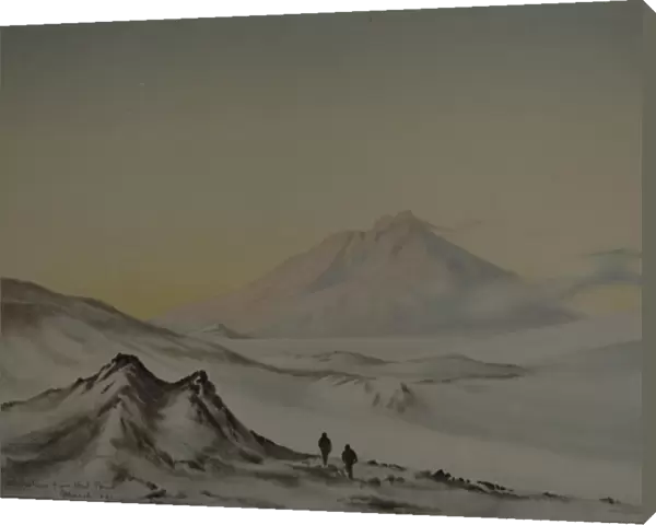 Mount Erebus from Hut Point, March 1911