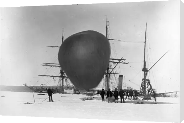 Eva about to ascend, 4 February 1902