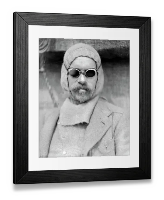 Framed Print : Frank Wild in summer clothes Framed Print : Frank Wild in summer clothes