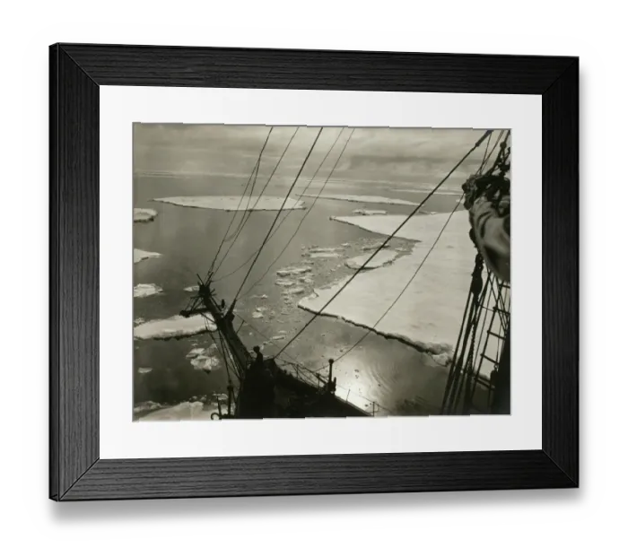 Framed Print : A lake among leads in the pack ice Framed Print : A lake among leads in the pack ice