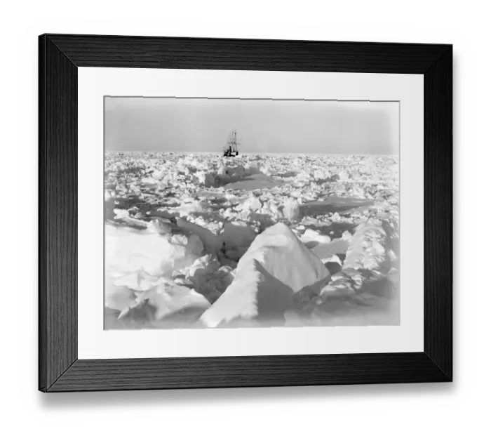 Framed Print : The Endurance beset in the pack ice Framed Print : The Endurance beset in the pack ice
