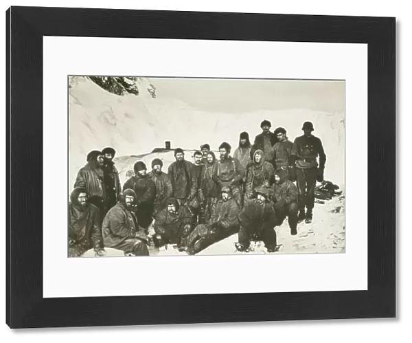 Members of the expedition on Elephant Island