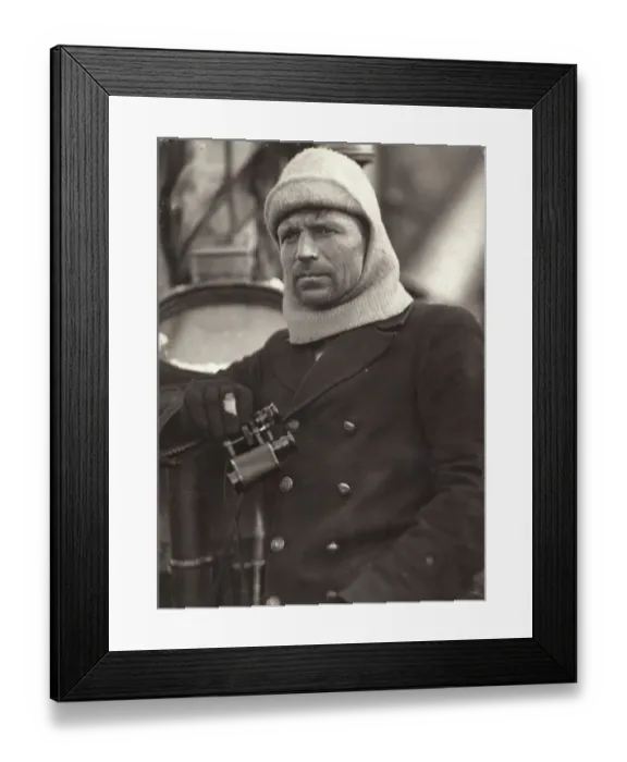 Framed Print : The Skipper. Frank Worsley Framed Print : The Skipper. Frank Worsley