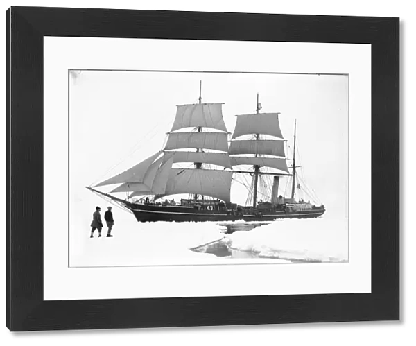 The Terra Nova sailing through the pack ice. December 11th 1910