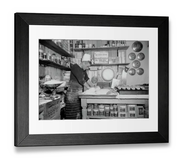 Framed Print : Thomas Clissold the cook in the kitchen Framed Print : Thomas Clissold the cook in the kitchen