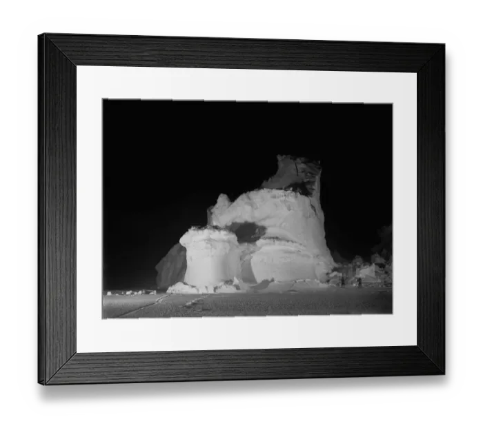 Framed Print : Flashlight photograph of The Castle Berg. June 4th 1911 Framed Print : Flashlight photograph of The Castle Berg. June 4th 1911