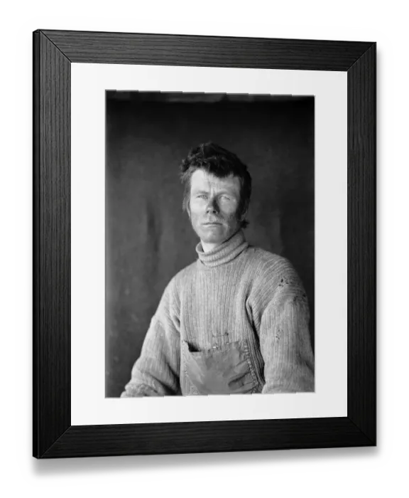 Framed Print : Dimitri Geroff on return from Barrier. January 5th 1912