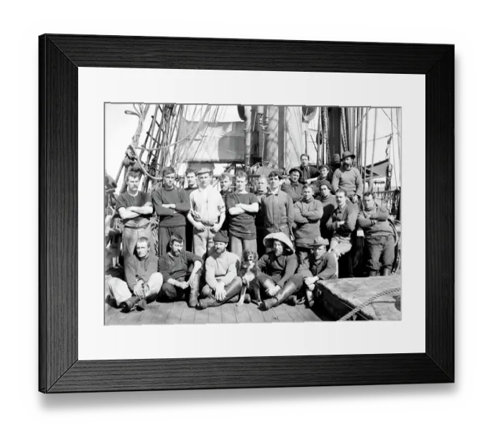 Framed Print : Group of Crew of Terra Nova Framed Print : Group of Crew of Terra Nova
