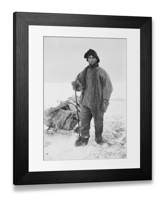 Framed Print : Tryggve Gran. April 13th 1911 Framed Print : Tryggve Gran. April 13th 1911