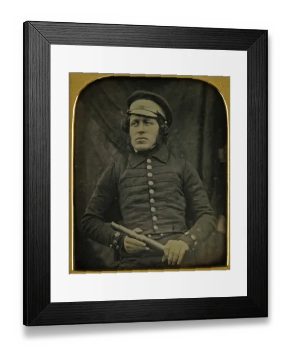 Framed Print : Portrait of Henry Foster Collins Framed Print : Portrait of Henry Foster Collins
