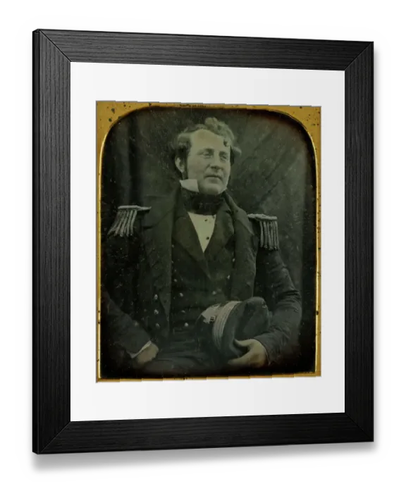 Framed Print : Portrait of James Fitzjames