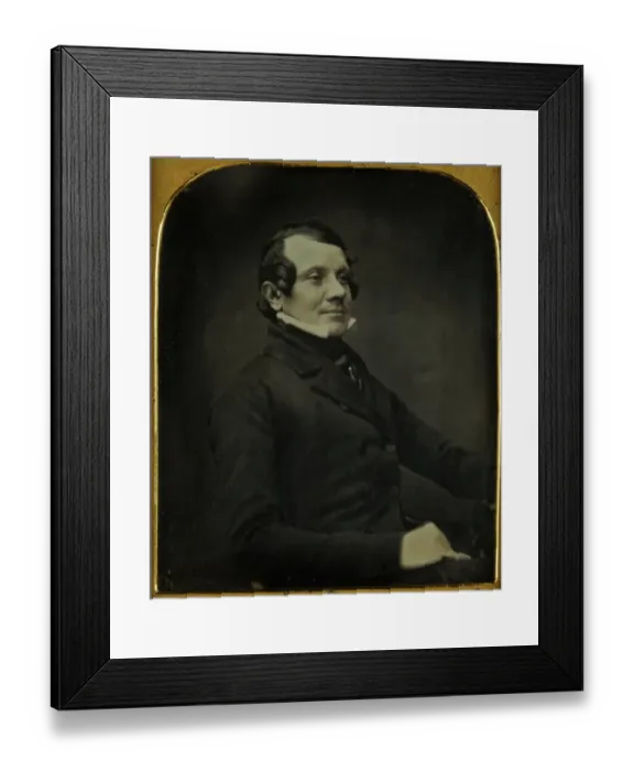 Framed Print : Portrait of Stephen Stanley Framed Print : Portrait of Stephen Stanley