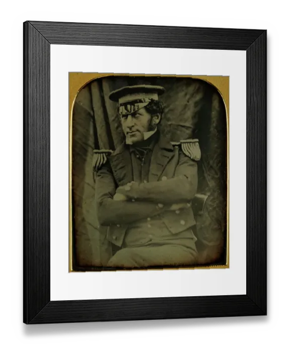 Framed Print : Portrait of Lt Graham Gore Framed Print : Portrait of Lt Graham Gore