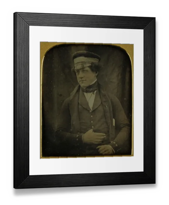 Framed Print : Portrait of Charles des Voeux Framed Print : Portrait of Charles des Voeux