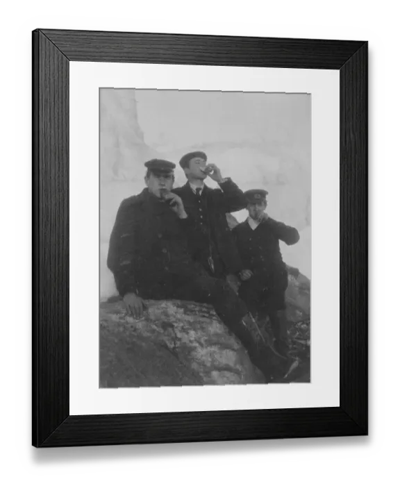 Framed Print : Ashore on Scott Island. Christmas Day 1903 Framed Print : Ashore on Scott Island. Christmas Day 1903