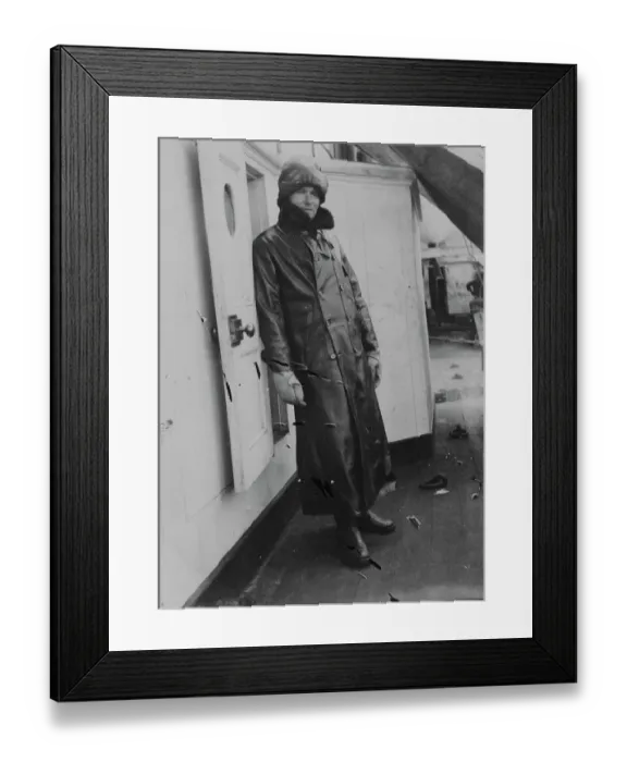 Framed Print : Dr Davidson on deck Framed Print : Dr Davidson on deck