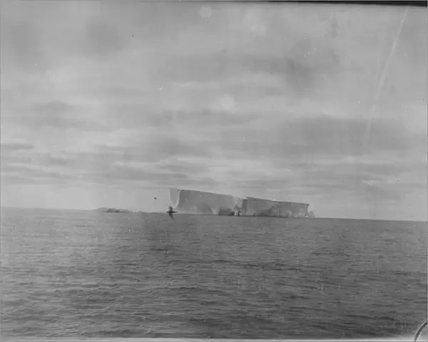 Tabular iceberg. Photographer: Morrison, John Donald.