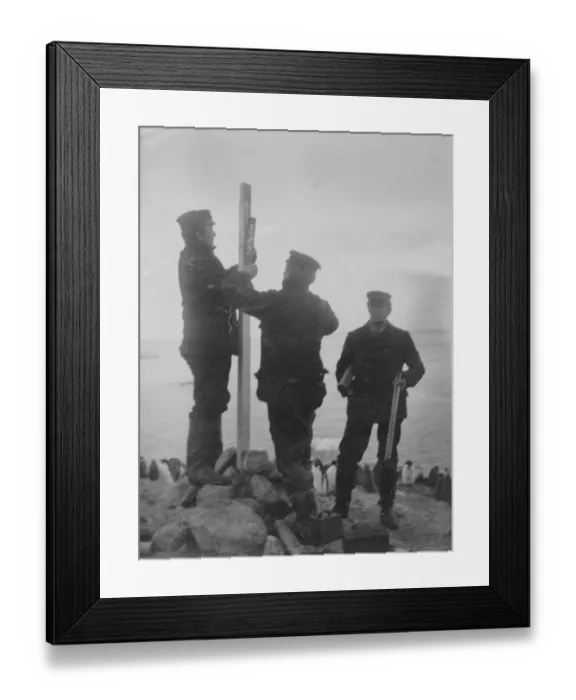 Framed Print : Road post at Cape Crozier Framed Print : Road post at Cape Crozier