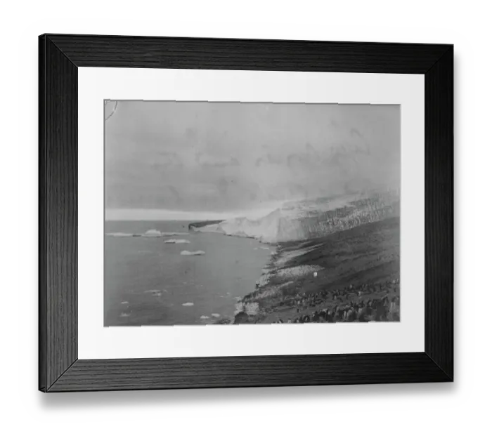 Framed Print : Cape Crozier and the end of great ice barrier Framed Print : Cape Crozier and the end of great ice barrier