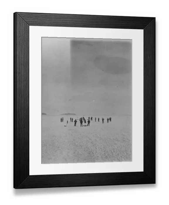 Framed Print : Football match between Mornings and Terra Novas. 18 miles from Discovery Framed Print : Football match between Mornings and Terra Novas. 18 miles from Discovery
