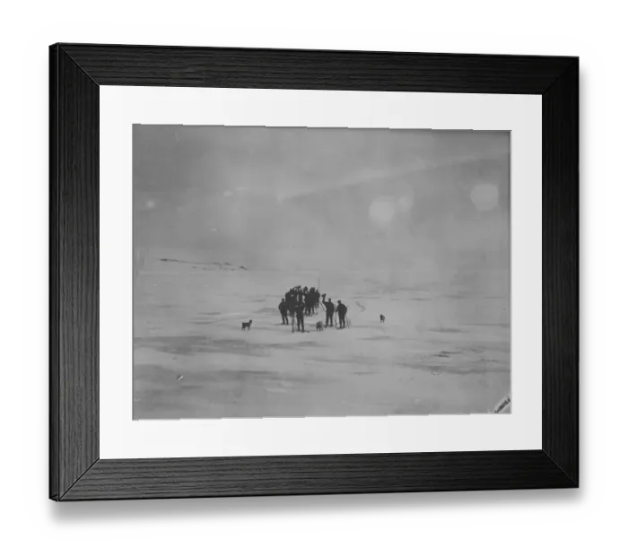 Framed Print : First sight of the Discovery 1903 Framed Print : First sight of the Discovery 1903