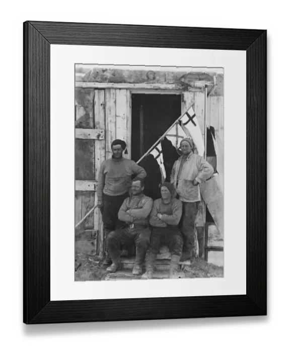 Framed Print : Christmas dinner Cape Royds, 1912