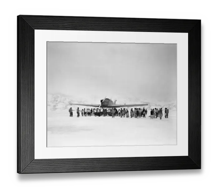 Framed Print : Junkers - arrival at Angmagssalik