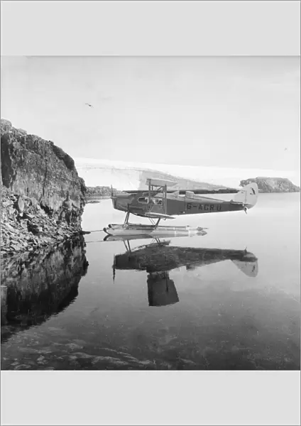 The plane in Penolas anchorage, Stella Creek, 25 February 1936