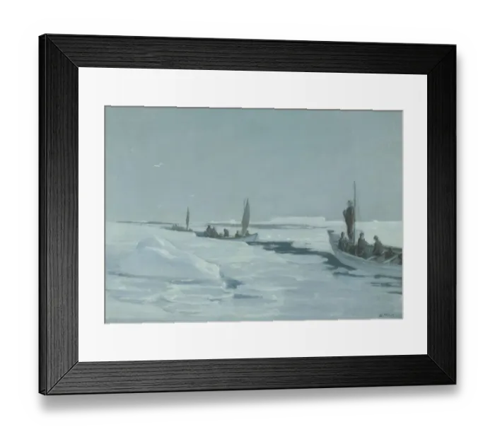 Framed Print : Sailing towards Elephant Island through open pack ice, Weddell Sea Framed Print : Sailing towards Elephant Island through open pack ice, Weddell Sea