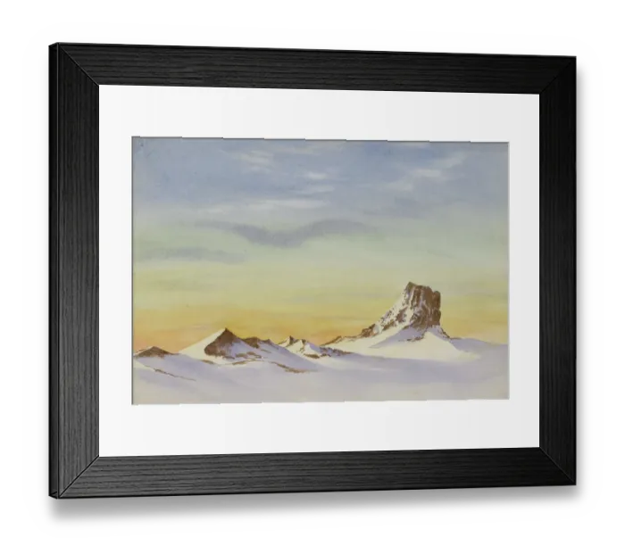 Framed Print : Looking N. W. Castle Rock below Mount Erebus, 3 August 1903, 2pm Framed Print : Looking N. W. Castle Rock below Mount Erebus, 3 August 1903, 2pm