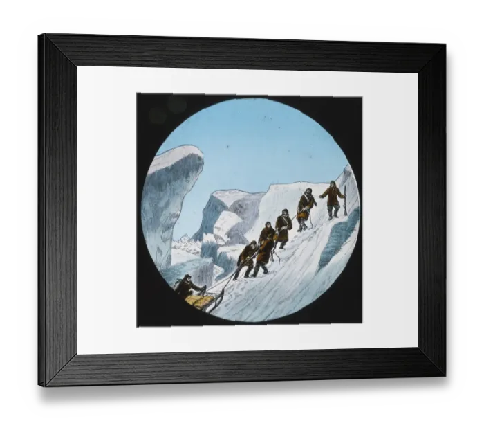 Framed Print : Sledge to Rawson Point