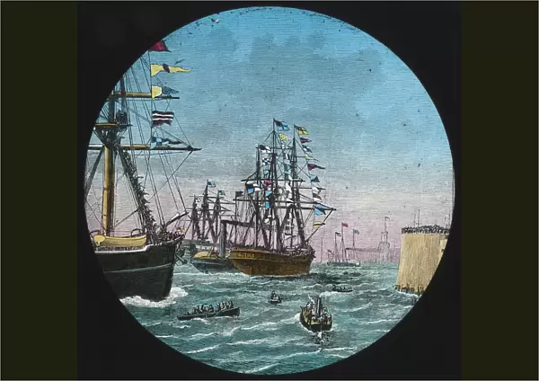 Portsmouth Harbour, November 1876