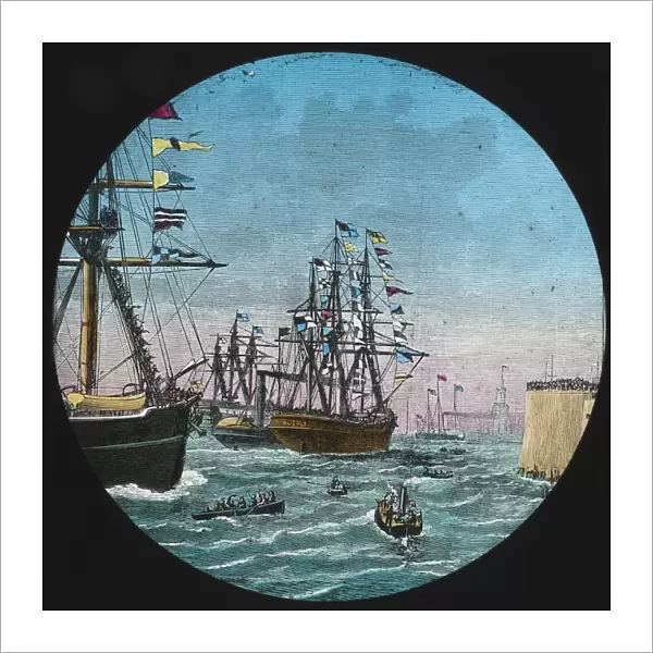 Portsmouth Harbour, November 1876