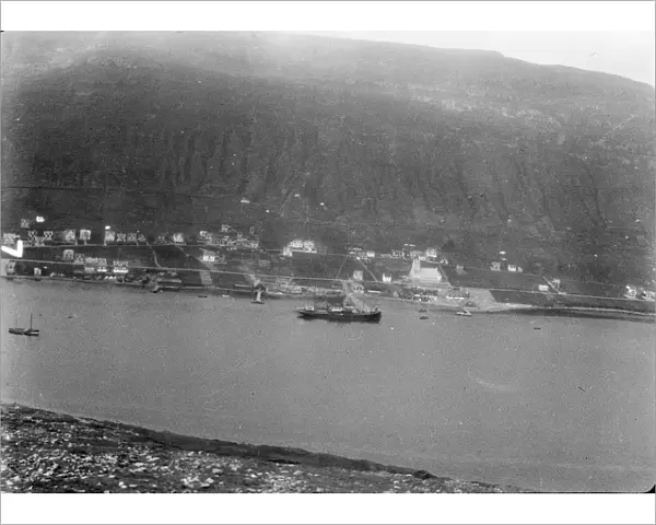 The town of Vagur on Sudero, in the Faroe Islands