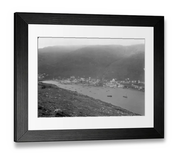 Framed Print : Vagur, on the island of Sudero, Faroe Islands