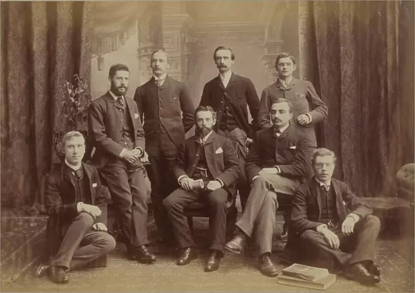 Staff of the Challenger office, ca. 1886