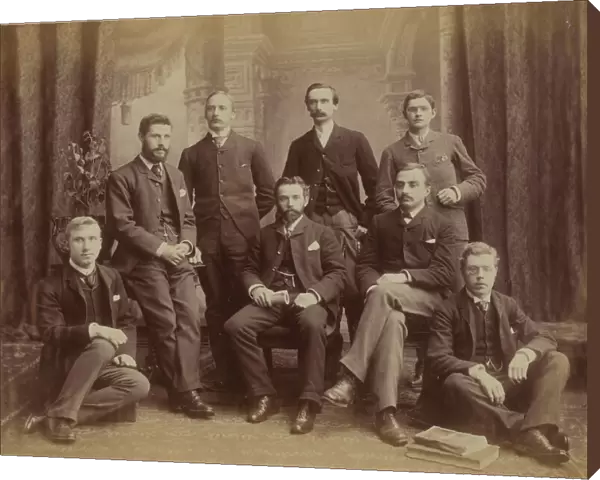 Staff of the Challenger office, ca. 1886