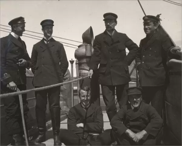 Group of Officers on the Bridge