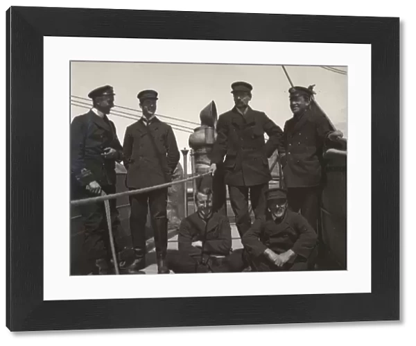Group of Officers on the Bridge