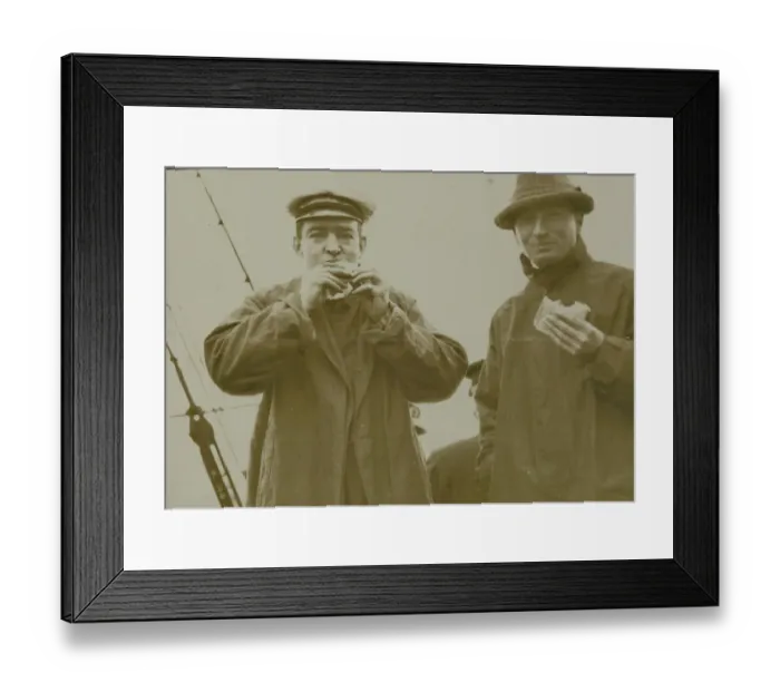 Framed Print : Shackleton and Adams