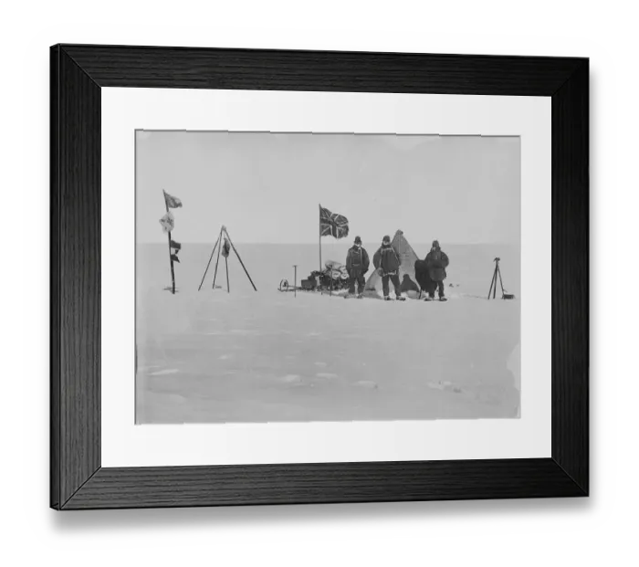 Framed Print : The Christmas camp on the plateau