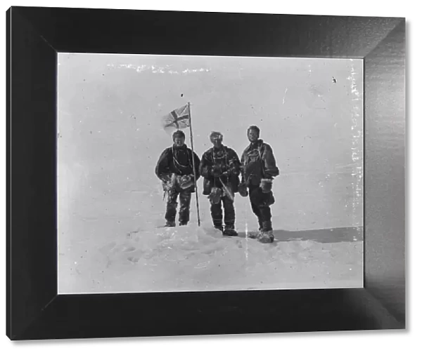 At the magnetic pole, Mackay, Mawson and David